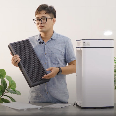 MÁY LỌC KHÔNG KHÍ KUCHEN KU K06A - 45m2 - Hàng Chính Hãng