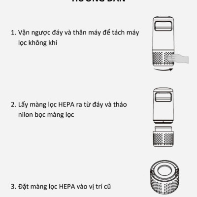 Máy Lọc Không Khí Dùng Trong Xe Hơi, Ô tô KUCHEN Đức -  KU K5B - Hàng Chính Hãng