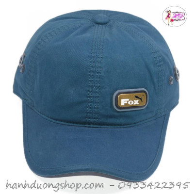 Nón kết nam mũ lưỡi trai nữ F.ox đóng sò to cao cấp chất liệu vải thoáng mát dễ thấm hút mồ hôi