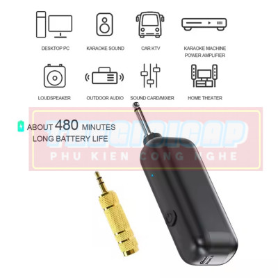 ROGTZ Bộ 2 Micro Cầm Tay Không Dây UHF Cho Trợ Giảng, Thông Báo, Karaoke, Phạm Vi 50m XXD H16L-2 - Hàng Nhập Khẩu