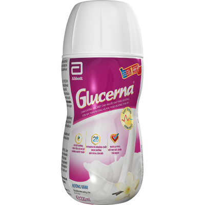 Thùng 30 Chai Sữa Nước Abbott Glucerna Vani 220ml