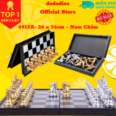 Cờ vua nam châm cao cấp dododios 36x36cm - Hàng chính hãng