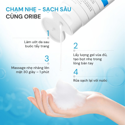 Sữa rửa mặt làm sạch dịu nhẹ Oribe Soft Touch dưỡng da ẩm mịn mềm mại dành cho mọi loại da