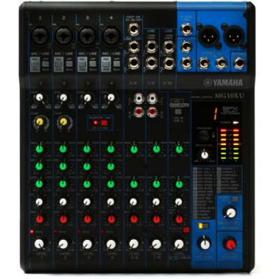 Bàn trộn âm thanh Yamaha MG10XU - Mixer Livestream Yamaha MG10XU - Mixer Analog Yamaha MG 10XU - Hàng chính hãng