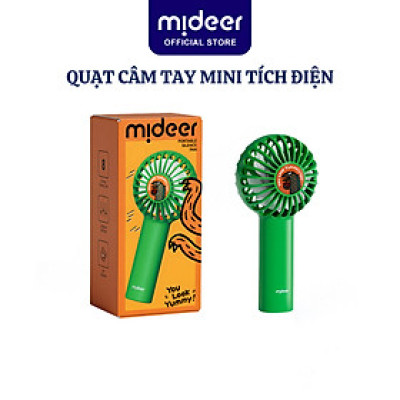 Quạt cầm tay mini tích điện cho bé Mideer Portable Silence Fan