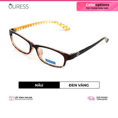 Gọng kính nhựa dẻo tr90 siêu nhẹ thời trang nam nữ Ouress 86026