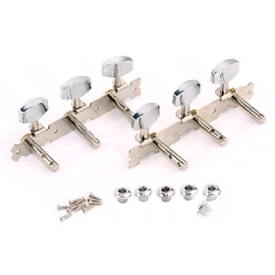 Bộ Khóa Đàn Guitar Thùng Dính Liền 2 Bên | Bộ khóa vỉ 3 khóa cho đàn AC thùng