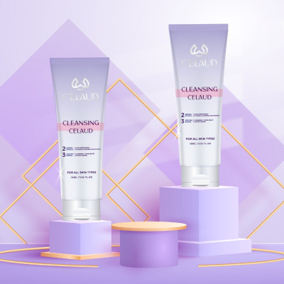 Combo sữa rửa mặt làm sạch sâu và kem chống nắng tối ưu cho da Celaud