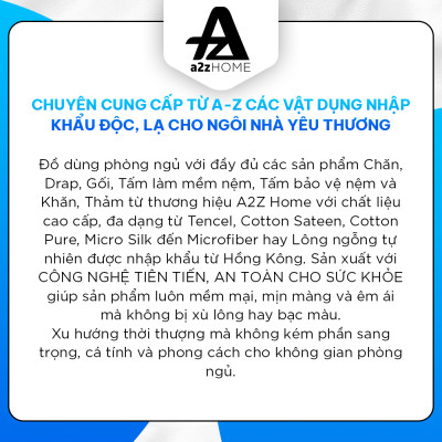 Bộ Ga Giường 4 Món Fern Trees Mềm Mại, 100% Mirco Silk Cao Cấp A2Z Home