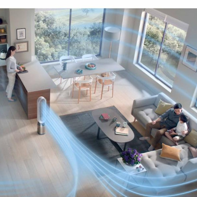 Quạt Không Cánh Kèm Lọc Không Khí Dyson TP09, Máy Lọc Không Khí, Quạt Không Cánh, Hàng Nhập Khẩu, BH 12 Tháng