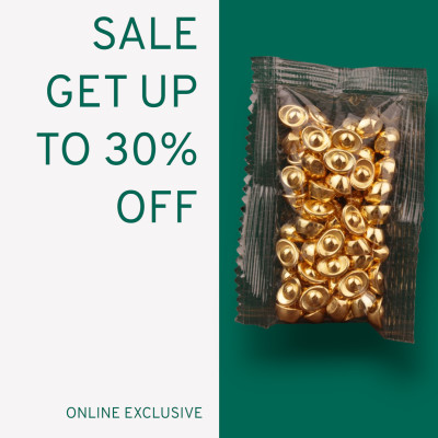 Kim Nguyên Bảo Set 100 Viên, Kim Nguyên Bảo Tài Lộc, Kim Nguyên Bảo May Mắn