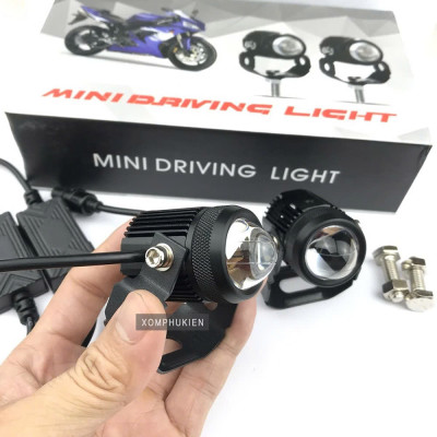Đèn Trợ Sáng XP60 Siêu Sáng – Cos Vàng Pha Trắng, Đèn LED Siêu Sáng Cho Xe Máy