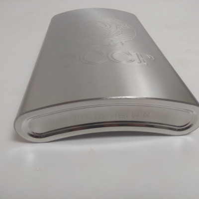 Bình Rượu INOX Logo CCCP Dập Nổi 1L & 2L( 48oz) - Tặng Kèm Phễu INOX