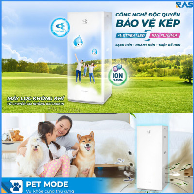 [ Mới 2023] Máy lọc không khí gia đình Daikin MCK70ZVM7 Mới 2023 dành cho phòng 48m2 - Hàng Chính Hãng 