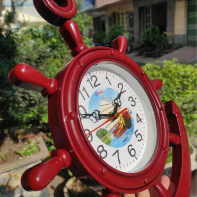 Đồng Hồ Treo Tường Hình Mỏ Neo TiTime 37x30cm