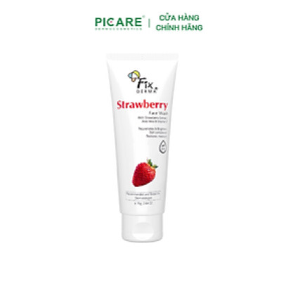 Sữa Rửa Mặt Fixderma Chiết Xuất Dâu Tây Strawberry Face Wash 75g