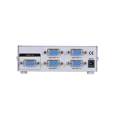 SOAIY Bộ chia VGA 1 ra 4 MT VIKI - VGA 1x4 VIKI - Bộ chia VGA 1 ra 4 màn hình TV, máy chiếu - Hàng Nhập Khẩu