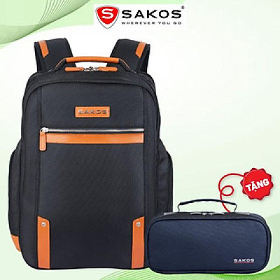 Ba Lô Laptop Empire B - 15 Inch - Sakos SBVD08KBNG00 - Đen Phối Nâu