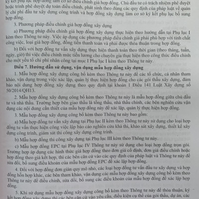 Quy định mới về hợp đồng xây dựng, quy chuẩn kỹ thuật quốc gia về phân cấp công trình phục vụ thiết kế xây dựng, an toàn cháy cho nhà và công trình