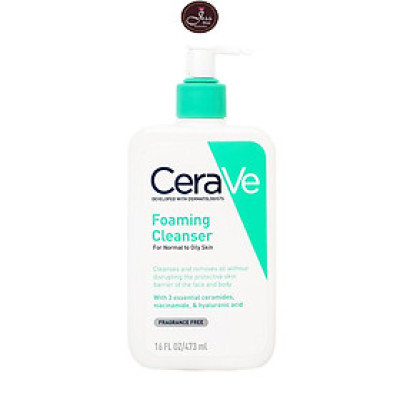 Sữa Rửa Mặt Dịu Nhẹ Cho Da Dầu CeraVe Foaming Cleanser 473ml