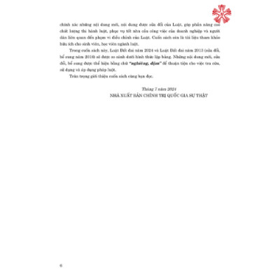 So sánh Luật Đất đai năm 2024 với Luật Đất đai năm 2013 (sửa đổi, bổ sung năm 2018) (bản in 2024)