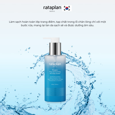 Sữa rửa mặt tạo bọt Donghae RATAPLAN dưỡng ẩm sâu, làm sạch lớp trang điểm, bụi bẩn, da mềm mịn 210ml