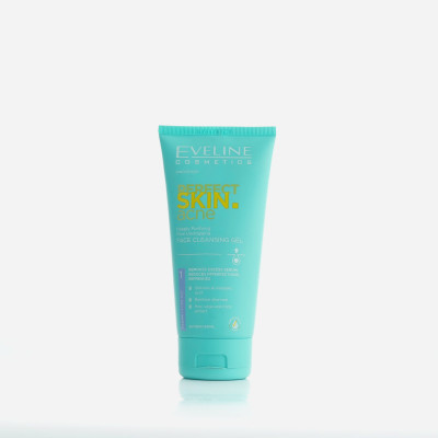 Gel rửa mặt Eveline Perfect Skin Acne sạch sâu, kháng khuẩn và ngừa mụn 150ml_Tặng kèm mặt nạ Daliv