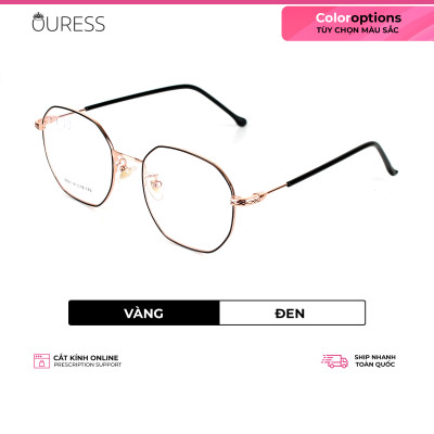 Gọng kính hợp kim thời trang nam nữ siêu nhẹ siêu bền OURESS 8931