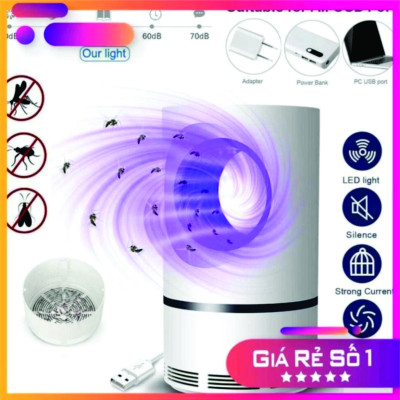 Đèn bắt muỗi thế hệ mới, máy bắt muỗi diệt côn trùng thông minh ( MẦU TRẮNG)