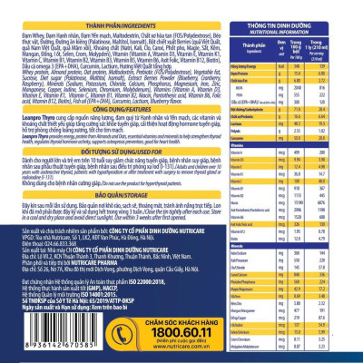 Sữa Lean Pro Thyro Dinh Dưỡng Tăng Cường Sức Khỏe Tuyến Giáp 900g