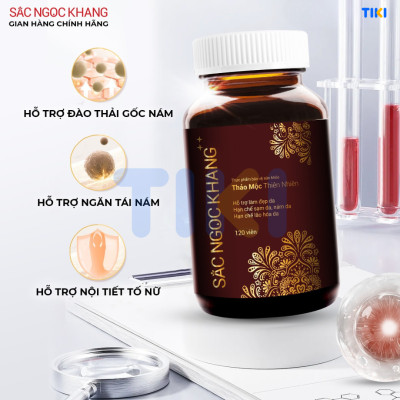 Combo 6 món: Nước tẩy trang 145ml + Sữa rửa mặt 50g+ Nước hoa hồng 145ml + Kem dưỡng ban đêm 10g + Kem chống nắng 50g + Sắc Ngọc Khang ++ (60 viên)