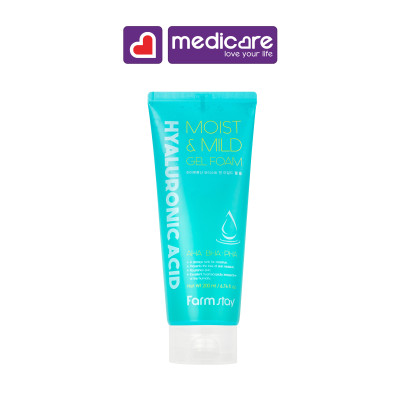 0133422 Gel Rửa Mặt FARMSTAY Hyaluronic Acid Dịu Nhẹ 200ml