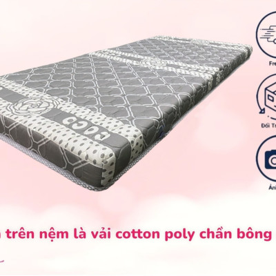Topper Foam Kingroll Cao Cấp Dày 9cm Đủ Size Giao Màu Ngẫu Nhiên