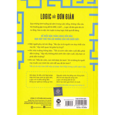 [Tiệm sách Einstein] Logic Rất Đơn Giản
