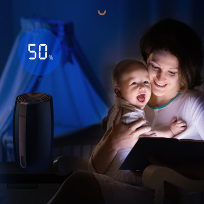 Máy Tạo Độ Ẩm Cao Cấp Philips HU2718/00 Hà Lan, Diện Tích 32㎡, Tích Hợp Hệ Thống Bốc Hơi Tiên Tiến, Công Nghệ NanoCloud - HÀNG NHẬP KHẨU