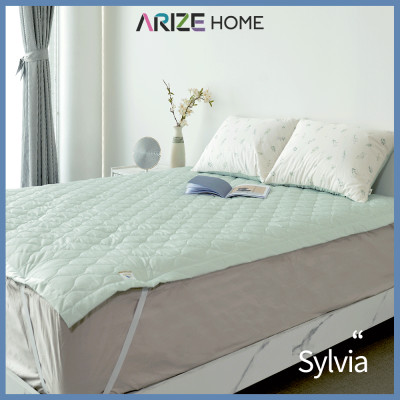 Tấm Bảo Vệ Nệm Arize Vải Microfiber Sylvia Green 1.1mx2.1m, 1.6mx2.1m, 1.8x2.1m