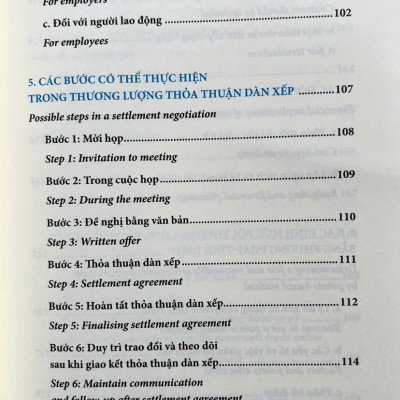 Dẫn Dắt Thoả Thuận Dàn Xếp Với Người Lao Động