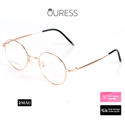Gọng kính hợp kim thời trang nam nữ siêu nhẹ siêu bền OURESS 31060