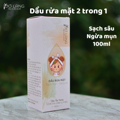 Dầu Rửa Mặt Senvenday Pơ Lang Làm Sạch Sâu, Thanh Lọc,Nuôi Dưỡng Làn Da Khỏe Mạnh 100ml