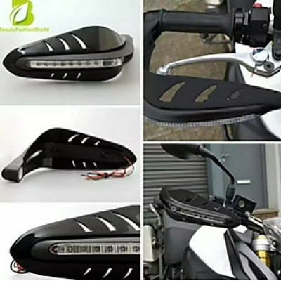 BỘ 2 ĐẦU GÙ CHỐNG ĐỔ BẢO VỆ XE MÁY CÓ ĐÈN LED TRANG TRÍ CỰC ĐẸP MẪU MỚI