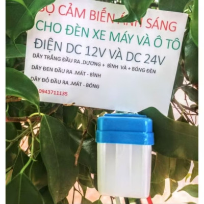 CẢM BIẾN ÁNH SÁNG TỰ ĐỘNG BẬT TẮT ĐÈN XE ĐIỆN ĐƯỜNG 12V-24V 220V CHỌN LOẠI NHẮN TIN CHO SHOP Ạ