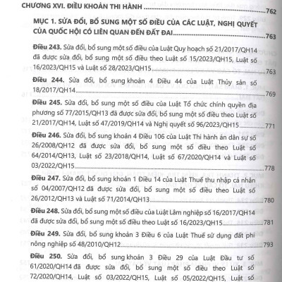 Bình Luận Khoa Học Luật Đất Đai Năm 2024 - TS. Trần Quang Huy chủ biên 