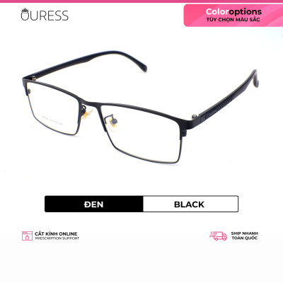 Gọng kính hợp kim cước thời trang nam nữ siêu nhẹ siêu bền Ouress 58026