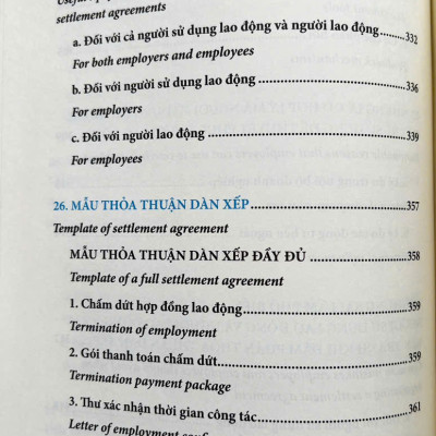 Dẫn Dắt Thoả Thuận Dàn Xếp Với Người Lao Động