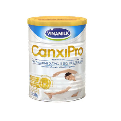 BỘ 2 LON SỮA BỘT VINAMILK CANXIPRO 400G