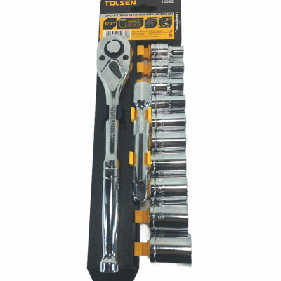BỘ TUÝP 12 MÓN 1/2 HỆ INCH (CÔNG NGHIỆP ) TOLSEN 15392 - HÀNG CHÍNH HÃNG