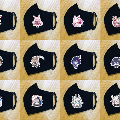 khẩu trang Honkai Impact 3rd SET 2 cái nhiều nhân vật