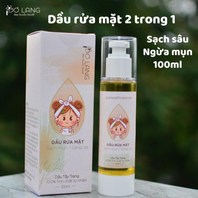 Dầu Rửa Mặt Senvenday Pơ Lang Làm Sạch Sâu, Thanh Lọc,Nuôi Dưỡng Làn Da Khỏe Mạnh 100ml