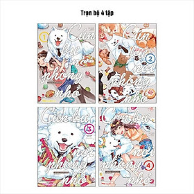 Sách - Cún bự nơi phòng nhỏ ( trọn bộ 4 tập)
