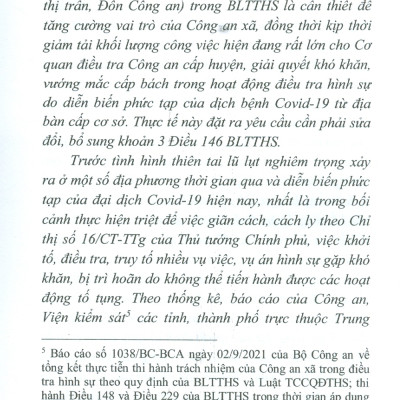 Bộ Luật Tố Tụng Hình Sự Năm 2015 Được Sửa Đổi, Bổ Sung Năm 2021